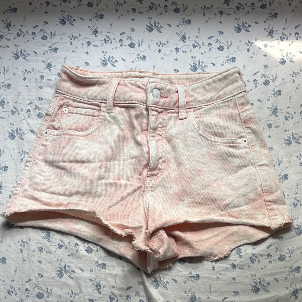 Guess Light Peach/Pink Jean Shorts
